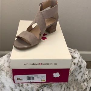 Brand new never worn heeled sandals